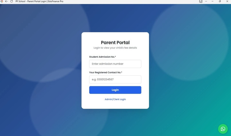 School management system  – screenshot 5