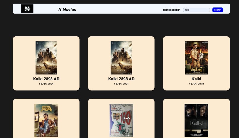 Movie Search App – screenshot 1