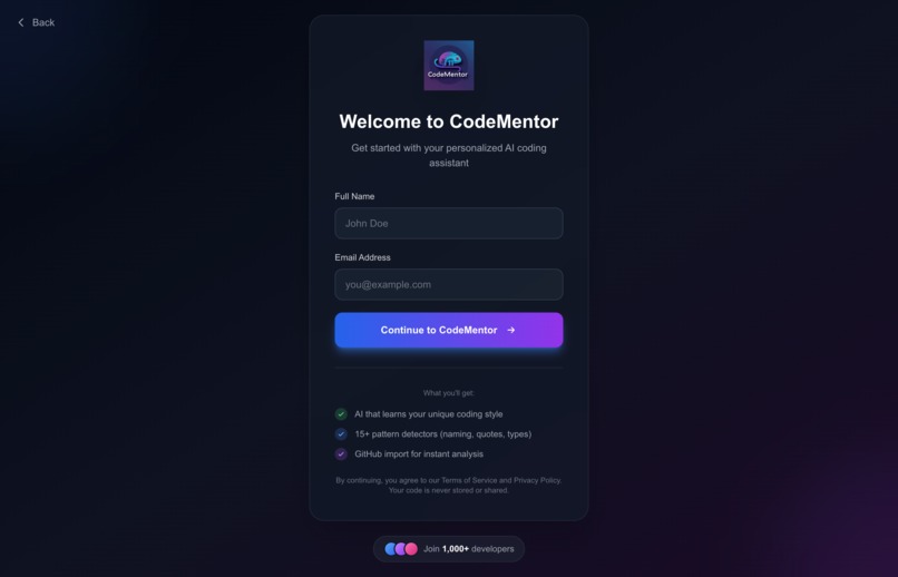 CodeMentor AI – screenshot 1