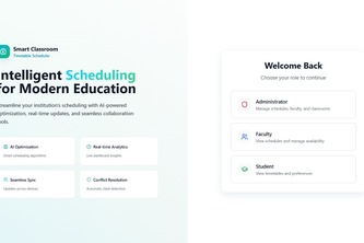 AI Assist Smart Classroom & Timetable Schedular | Devpost