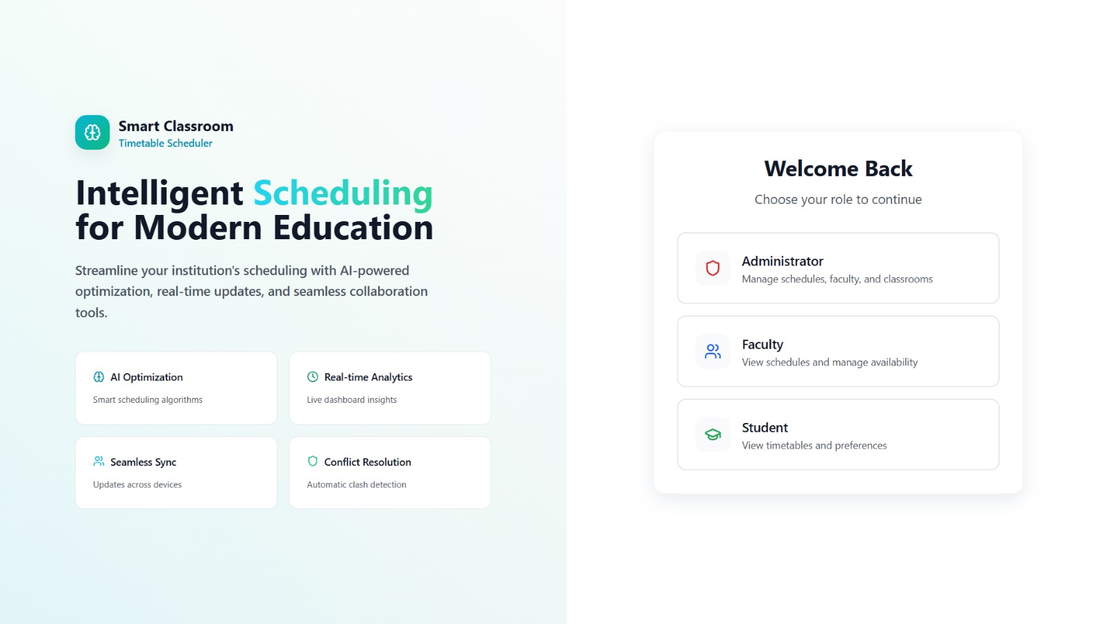 AI Assist Smart Classroom & Timetable Schedular | Devpost