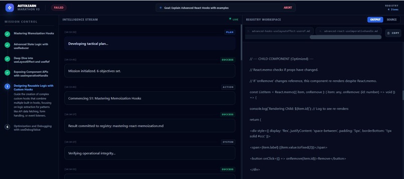 AutoLearn Marathon Agent – screenshot 10