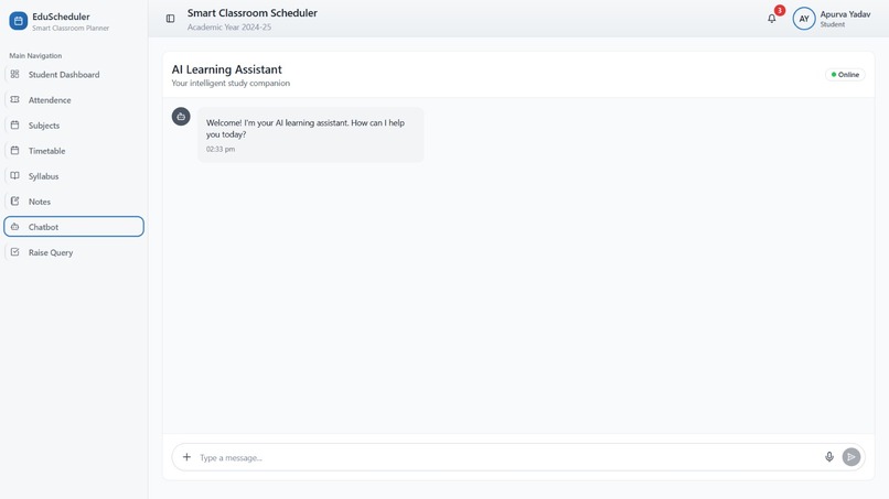 AI Assist Smart Classroom & Timetable Schedular | Devpost