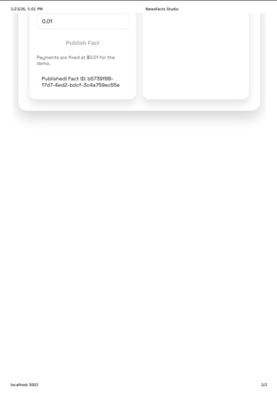 NewsFacts – screenshot 1