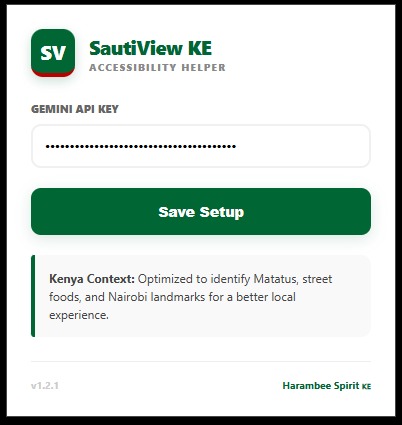 Sauti view – screenshot 1