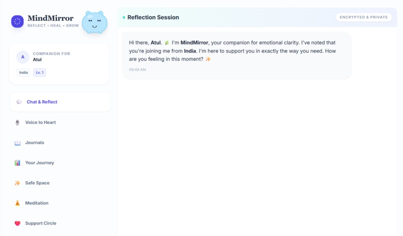 MindMirror - Reflect, Heal & Grow – screenshot 2
