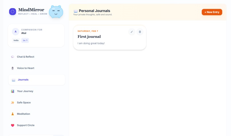 MindMirror - Reflect, Heal & Grow – screenshot 3