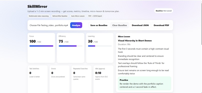 SkillMirror – screenshot 1