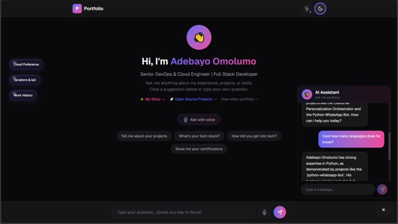 Convo-Portfolio – screenshot 5