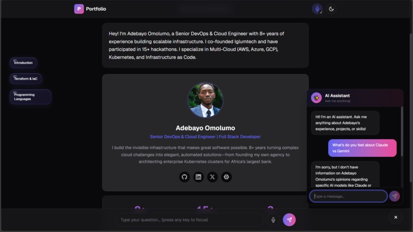 Convo-Portfolio – screenshot 3
