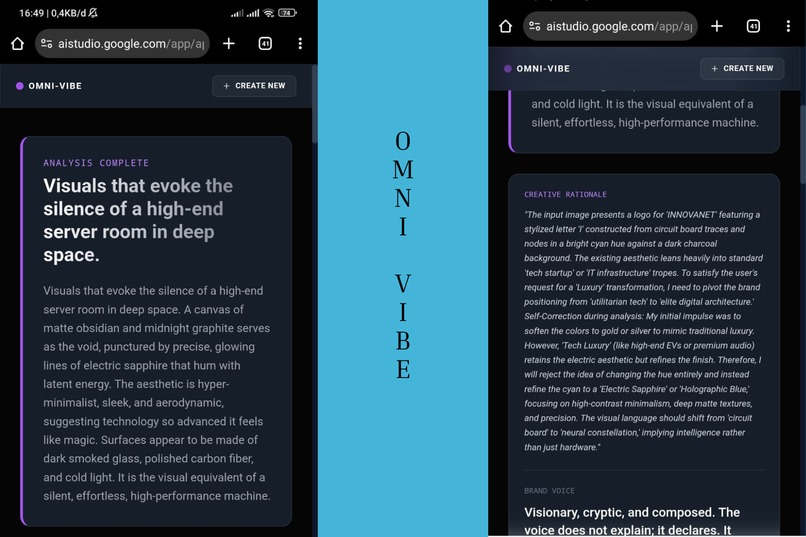 OMNI-VIBE: Autonomous High-Fidelity Brand Director – screenshot 4