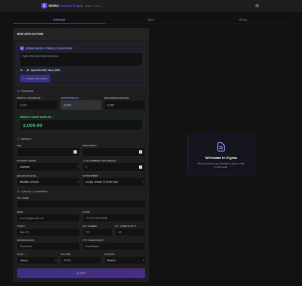 Sigma – screenshot 1