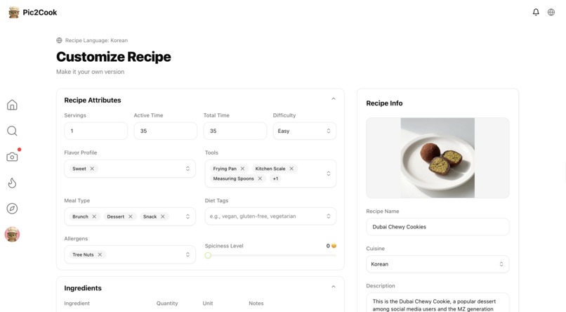 Pic2cook – screenshot 3