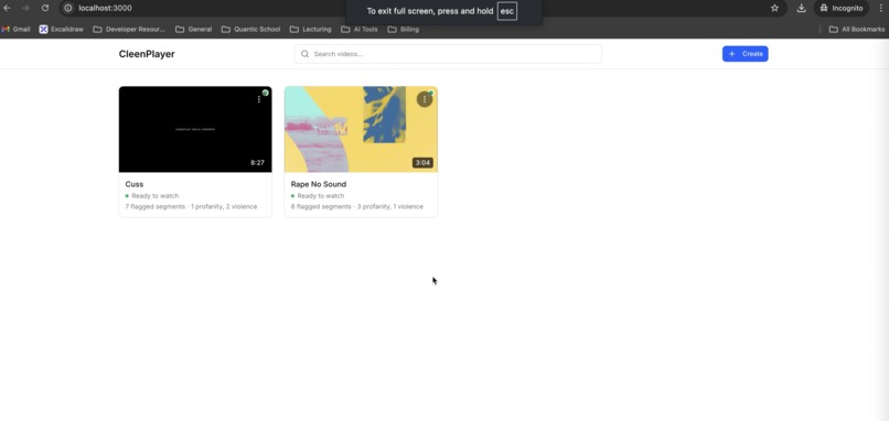 CleenPlayer – screenshot 2