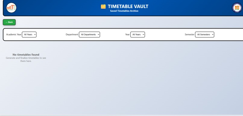Automatic Timetable Generator Using AI – screenshot 7