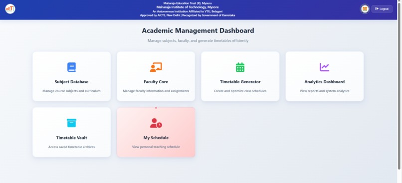 Automatic Timetable Generator Using AI – screenshot 10