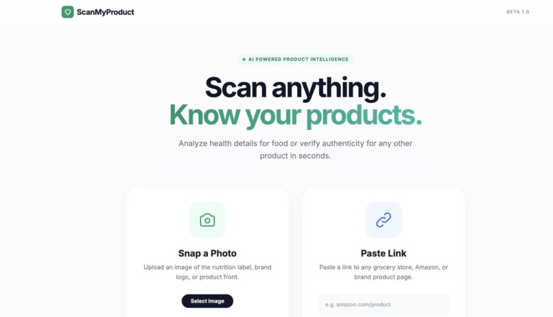 Scan My Product – screenshot 1