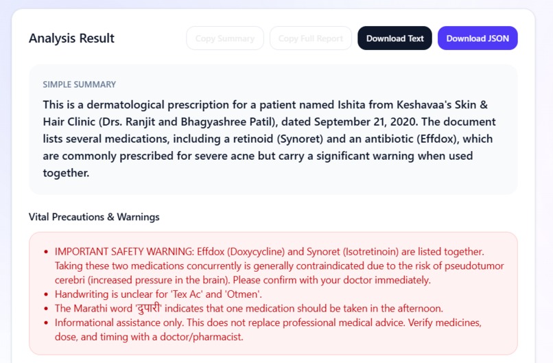 MediLens - AI Medical Document Assistant – screenshot 5