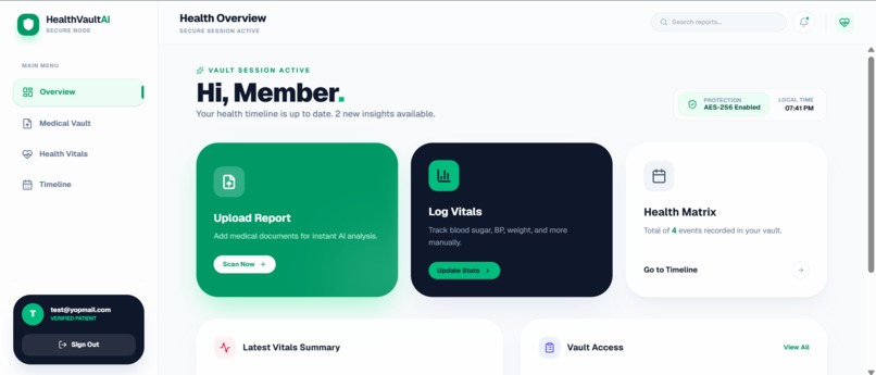 Health Vault – screenshot 2