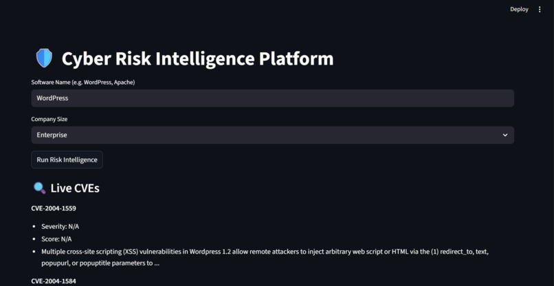 RiskPilot AI – screenshot 1