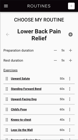 Routines – screenshot 4