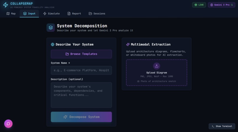 CollapseMAP – screenshot 1