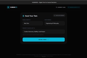 HUMAN-OS (A Decision Simulation Sandbox)