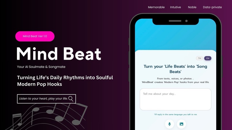 MindBeat: AI-Powered Soulful Life Soundtrack – screenshot 1