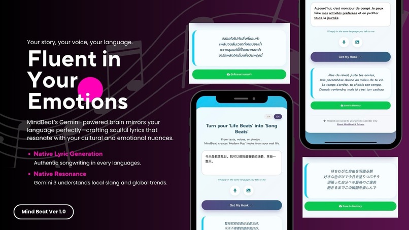 MindBeat: AI-Powered Soulful Life Soundtrack – screenshot 4