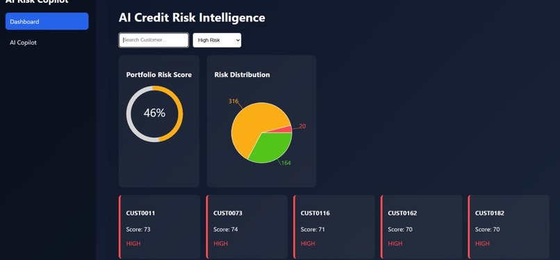 AI CREDIT RISK CO-PILOT  – screenshot 2
