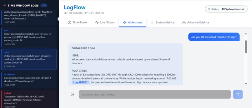 LogFlow – screenshot 3