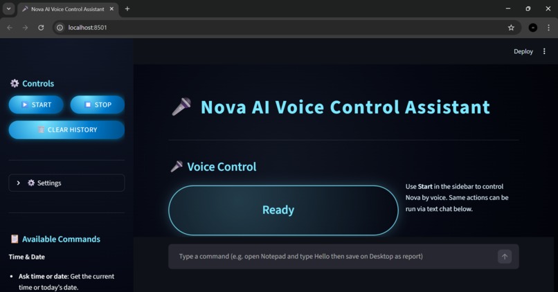 NovaAi – screenshot 1