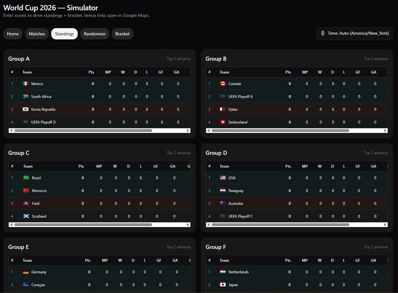 World Cup 2026 Simulator – screenshot 3