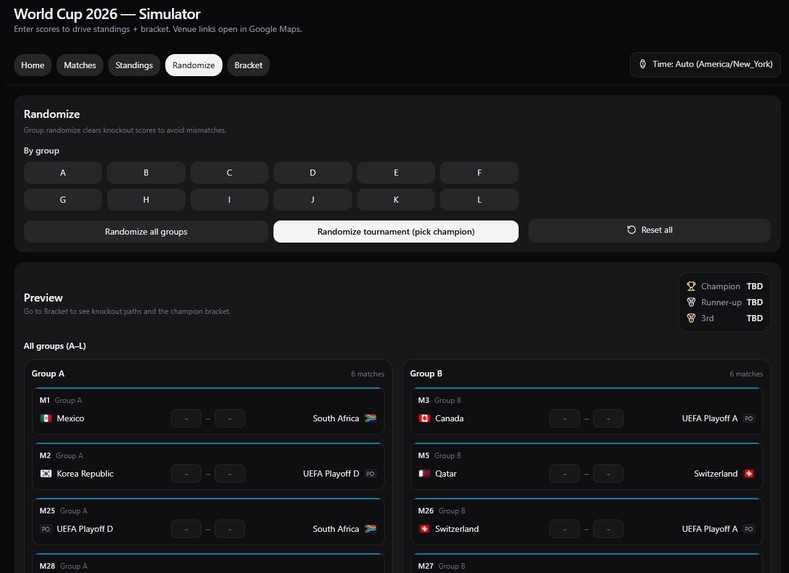 World Cup 2026 Simulator – screenshot 4