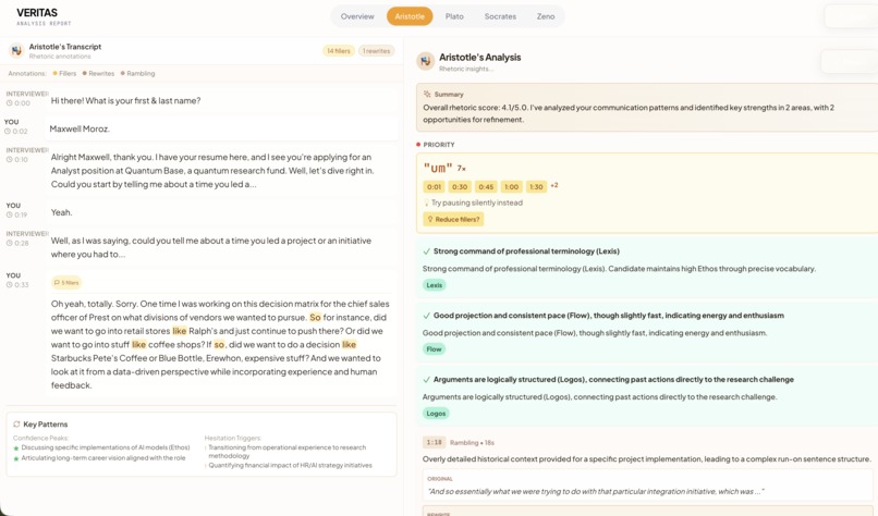 Veritas - Interview Practice Tool – screenshot 4