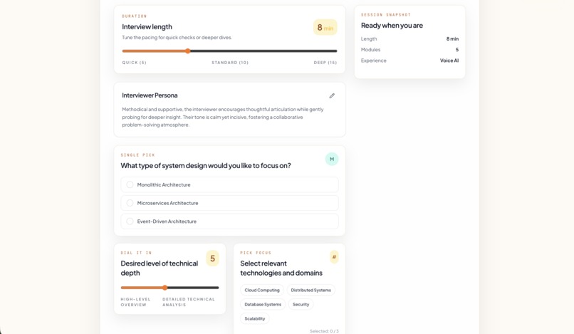 Veritas - Interview Practice Tool – screenshot 3