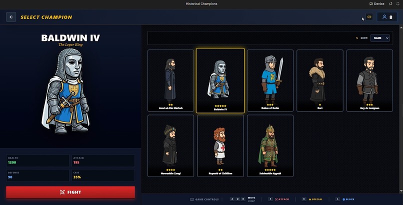 HISTORICAL CHAMPIONS – screenshot 1