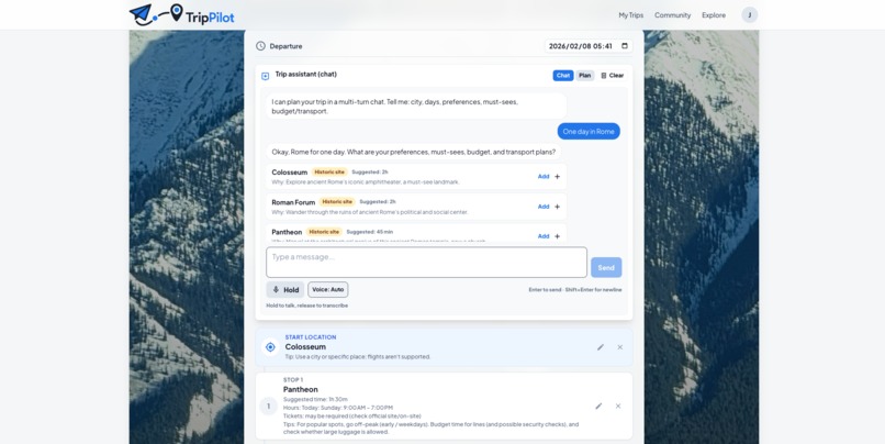 TripPilot – screenshot 2