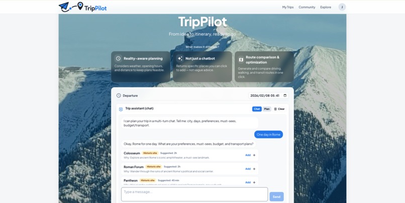 TripPilot – screenshot 1