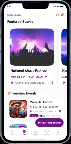 Eventz – screenshot 2