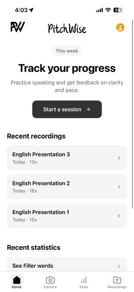 PitchWise – screenshot 1