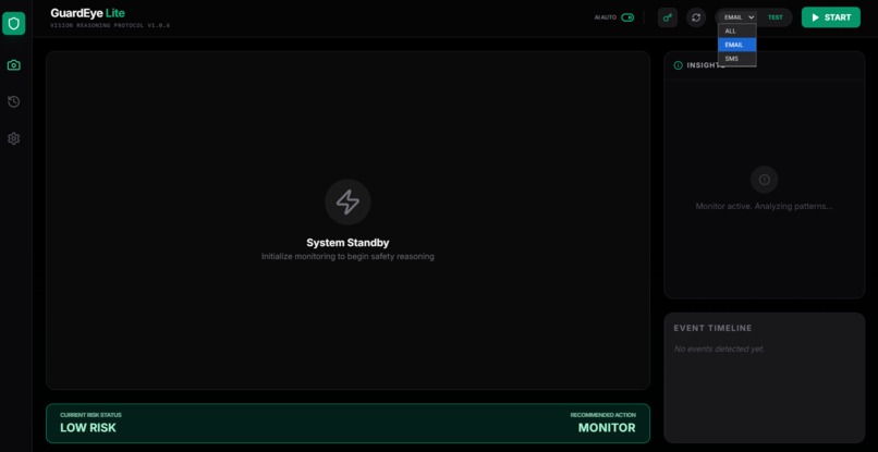Guard Eye Lite (Reasoning-Based Vision Safety with Gemini 3) – screenshot 1