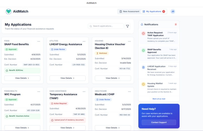 AidMatch – screenshot 5