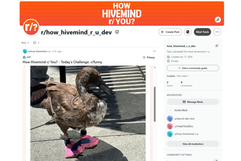 How Hivemind r/ You? – screenshot 1
