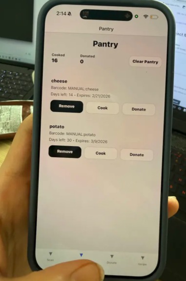 PantryCHUD(Cook, Help, Use, Donate) – screenshot 2