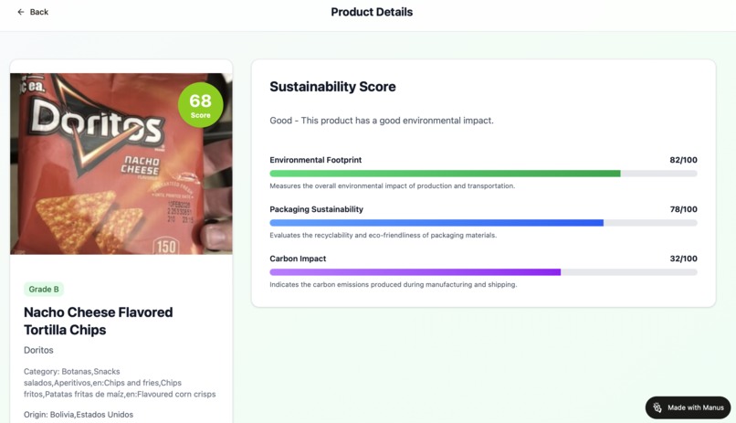 EcoScore – screenshot 3
