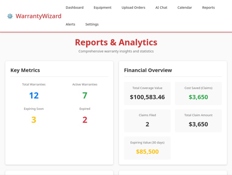 Warranty Wizard – screenshot 6