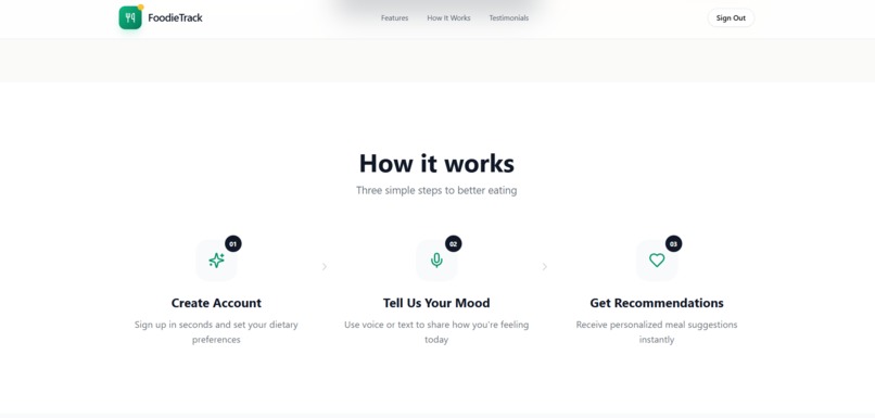 FoodieTrack – screenshot 3