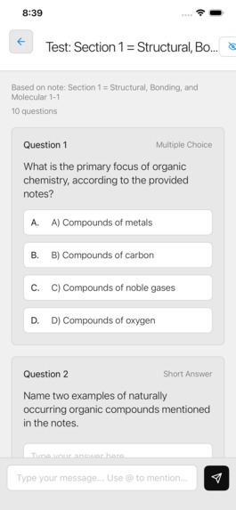 StudentAgent – screenshot 2
