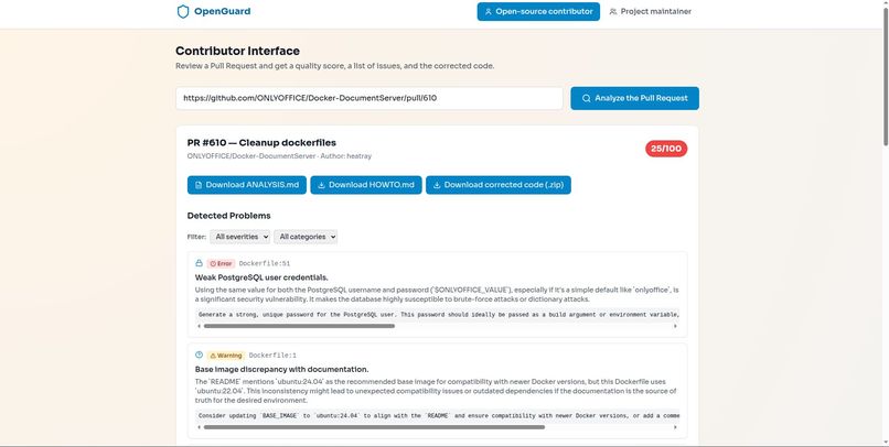 OpenGuard – screenshot 2